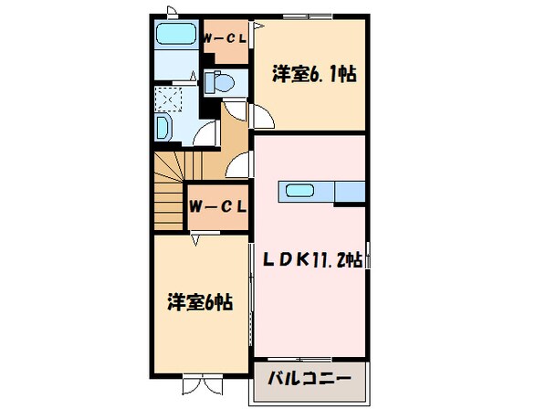 シュウ・レミングＢの物件間取画像